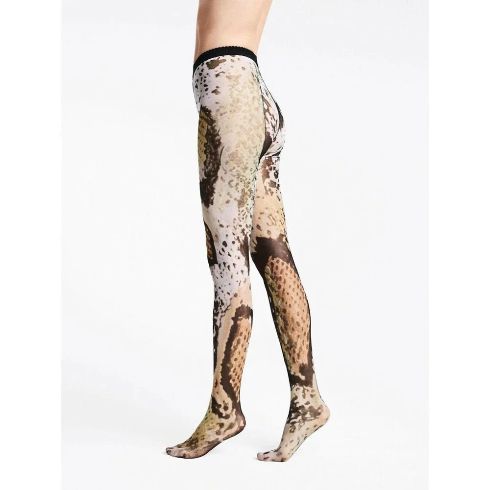 Wolford Serpentes Tights Reptile Print